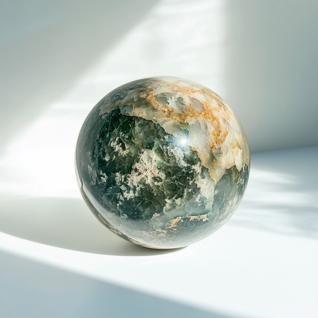Moss Agate Sphere