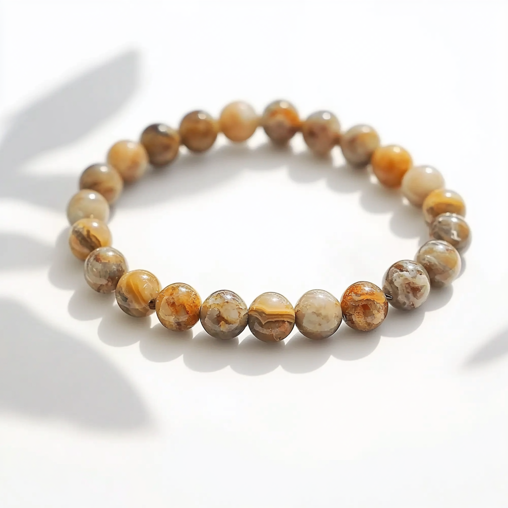 Crazy Lace Agate Bracelet
