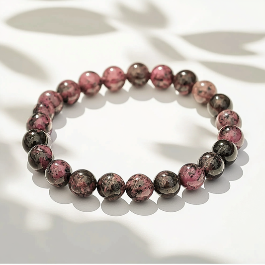 Matrix Rhodonite Bracelet