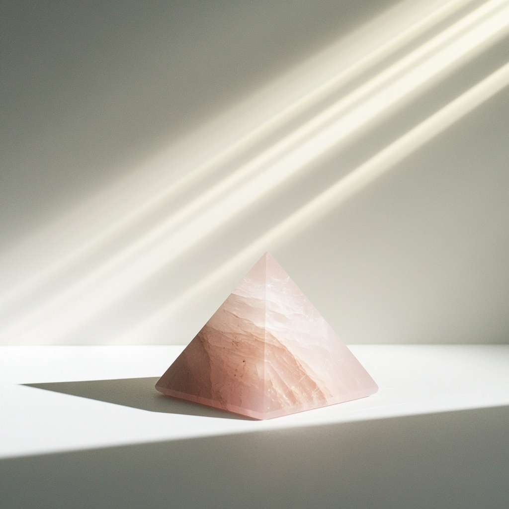 Rose Quartz Pyramid