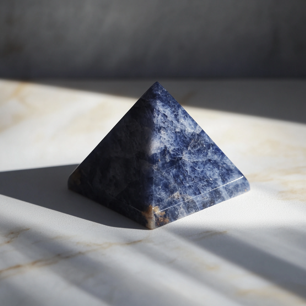 Sodalite Pyramid