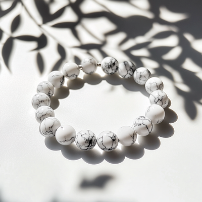 White Howlite Bracelet