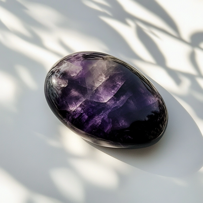 Amethyst  Palm Stone