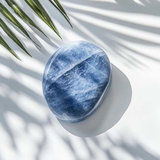 Angelite Palm Stone